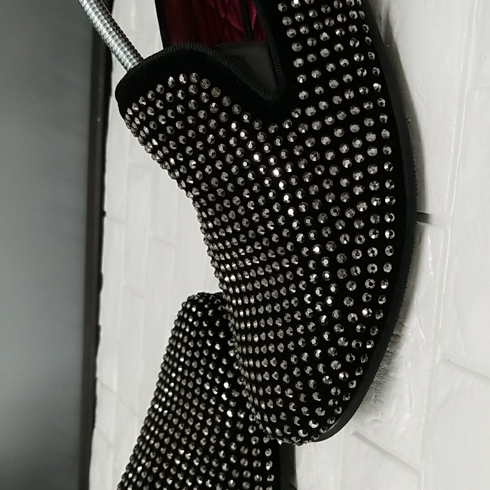 Steve Madden Men's Caviar Rhinestone Loafers - Size 11 - Picture 6 of 10